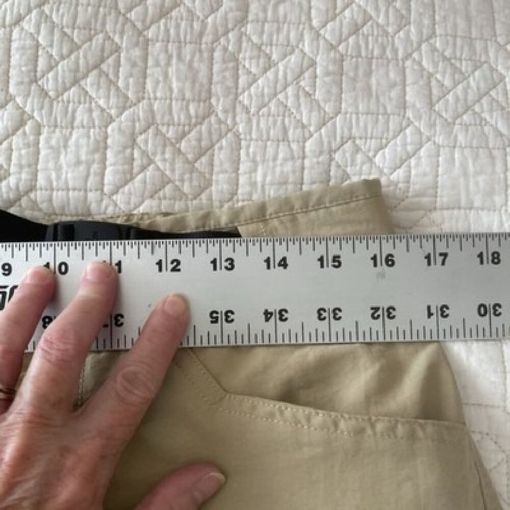 The North Face Convertible Cargo Hiking Belted Pants Tan Size 32 Inseam 31 - Picture 13 of 16